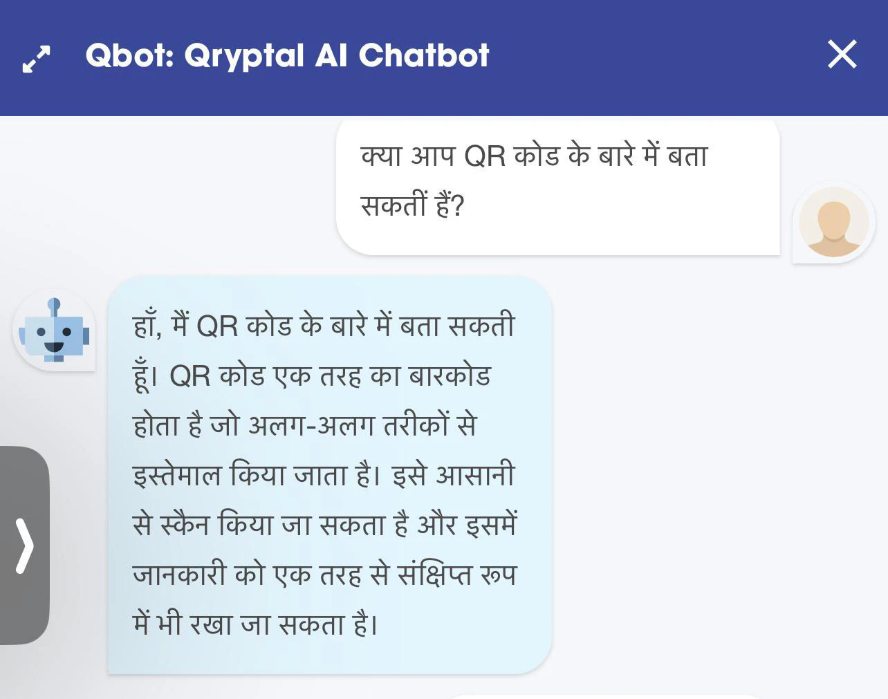 Multilingual Qbot screenshot4