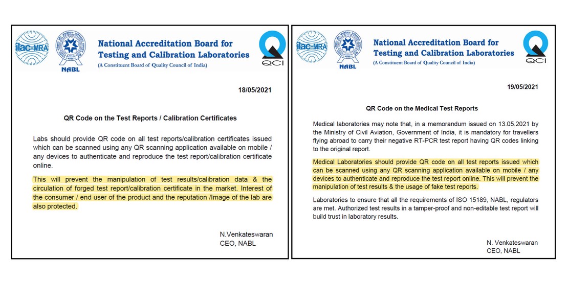 Why NABL Mandated QR Codes for Document Security